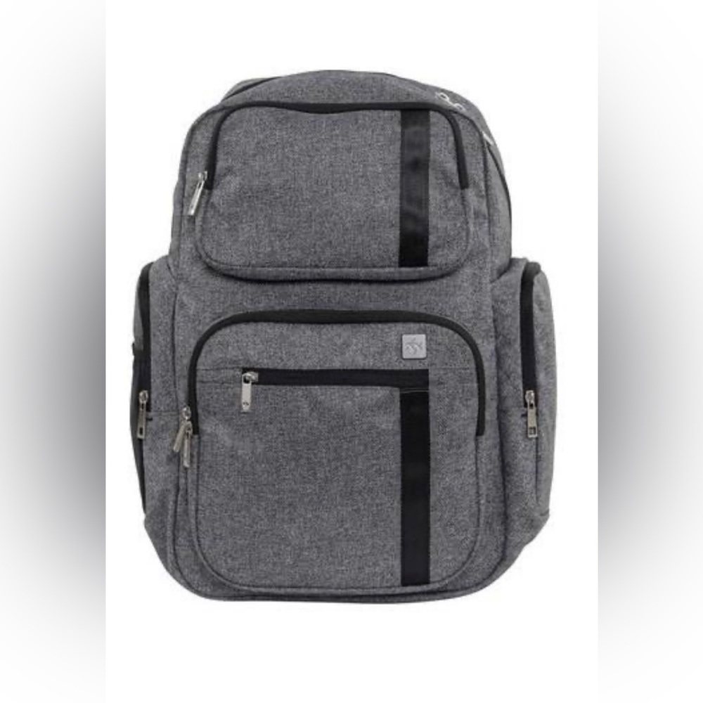 Jujube XY Vector backpack diaper bag in grey matter
